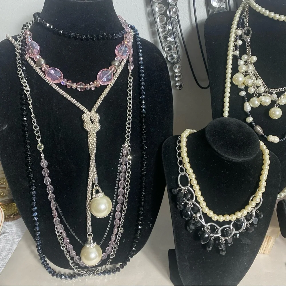 pearl glass jewelry lot#566 - Picture 3 of 11